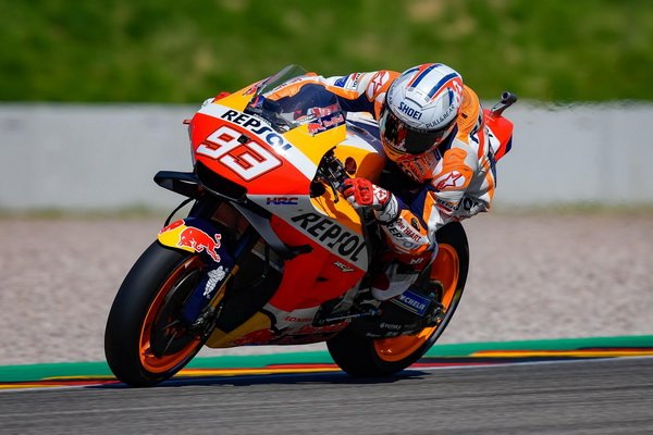 First Day Race Honda Racing Team Grabbed the Top Five at Germany Moto GP