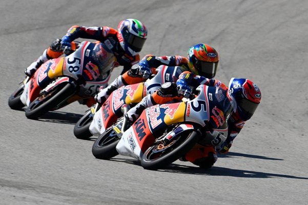 Touchakorn First Rehearsal Grabbed The Top 6 Moto GP Rookies Cup at Austria