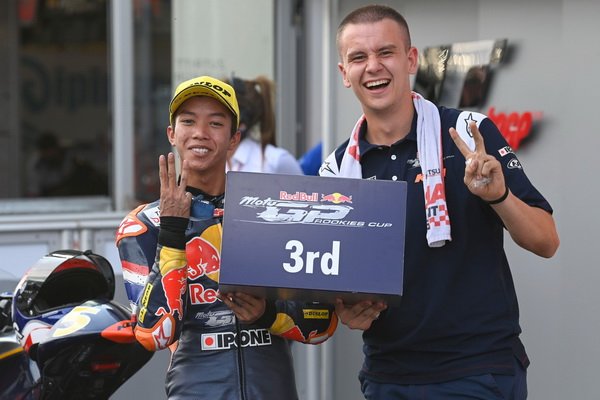 Touchakorn Thai Rising Star 3rd Podium MOTO GP Rookies Cup