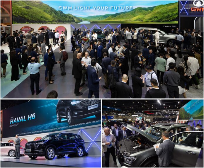 Leading Electric Vehicle Market GWM Presents Various NEVs in Thailand