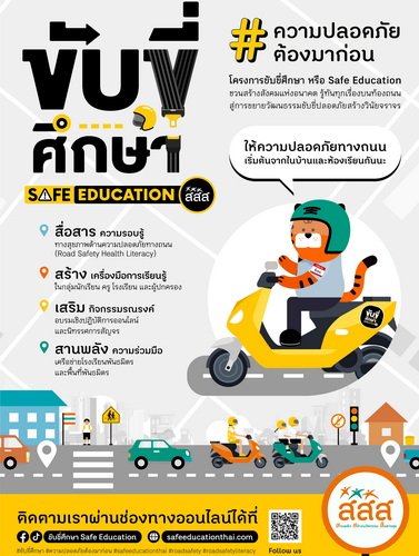 Thai Health Promotion Foundation Youth Traffic Discipline Safe Education