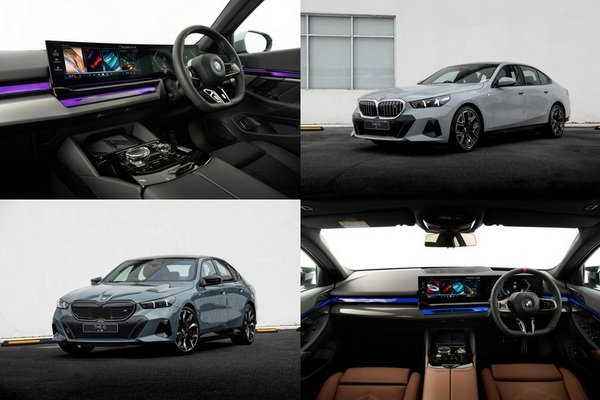 New BMW i5 Executive Luxury Sedan Electric Power Superior Performance