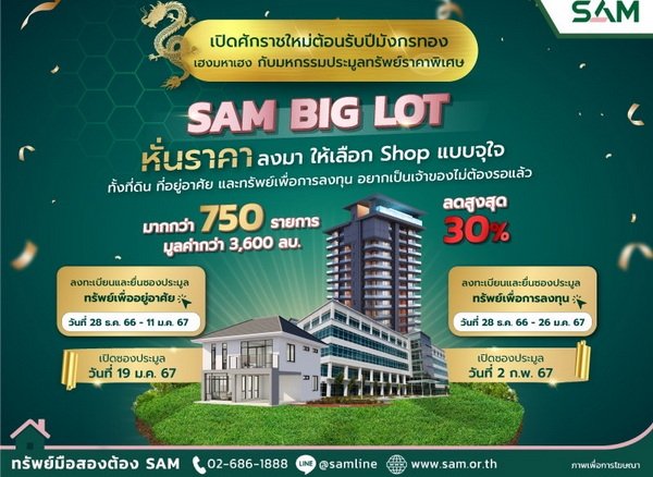 SAM BIG LOT Property Auction Festival