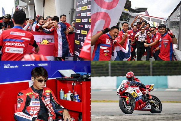 Mix Ride Honda CBR600RR Grab 3rd-Place Podium SS600 Class Race 2 at Sepang